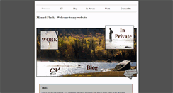 Desktop Screenshot of manuelfluck.de